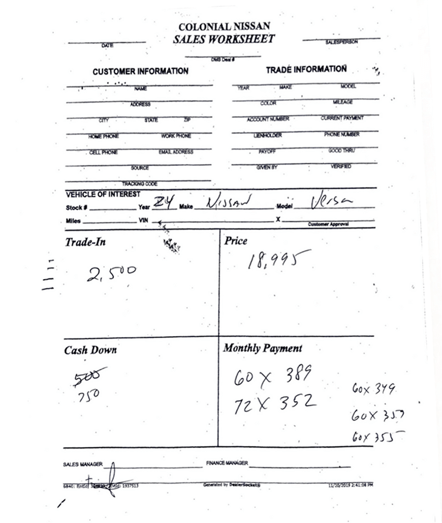 Car buyers order process 1
