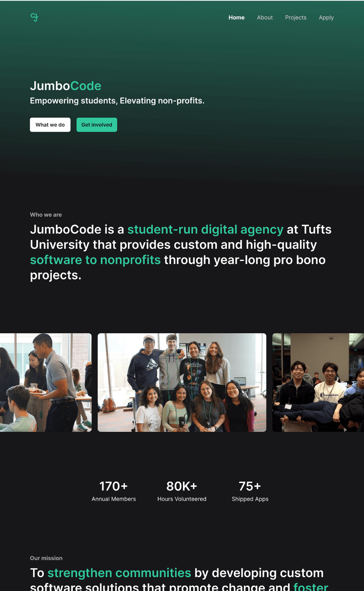 New JumboCode website