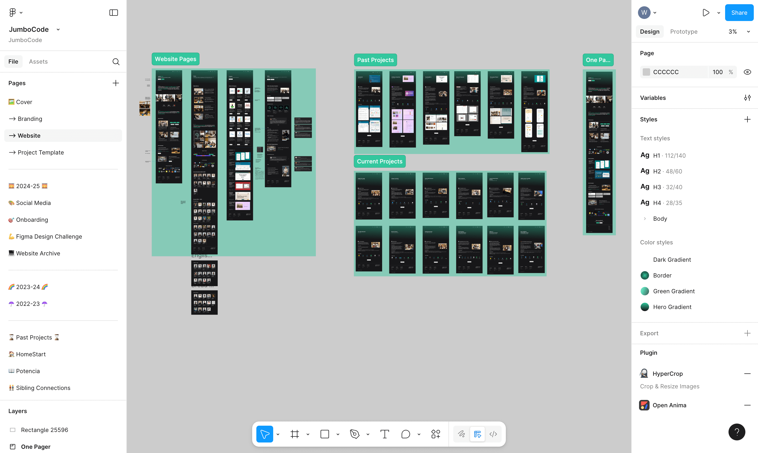 Figma structure diagram